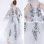 Sexy Grey Evening Dresses  2018 A-Line / Princess Lace Appliques Scoop Neck 3/4 Sleeve Short High Low Formal Dresses