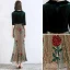 Classic Dark Green Evening Dresses  2020 Trumpet / Mermaid Suede V-Neck Sequins 1/2 Sleeves Ankle Length Formal Dresses