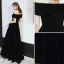 Chic / Beautiful Black Evening Dresses  2020 A-Line / Princess Suede Off-The-Shoulder Bow Sleeveless Backless Floor-Length / Long Formal Dresses
