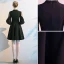 Chic / Beautiful Black Homecoming Graduation Dresses 2020 A-Line / Princess Scoop Neck 3/4 Sleeve Short Formal Dresses