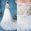 Abordable Ivoire Robe De Mariée 2020 Princesse Bustier En Dentelle Fleur Sans Manches Dos Nu Train De Balayage