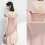 Schöne Rosa Heimkehr Abiballkleider 2020 A Linie Eckiger Ausschnitt Ärmellos Rückenfreies Knielang Festliche Kleider