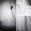 Modest / Simple Ivory Wedding Dresses 2018 A-Line / Princess Bow Spaghetti Straps Backless Sleeveless Sweep Train Wedding