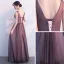 Elegant Black Prom Dresses 2018 A-Line / Princess Beading Appliques V-Neck Backless Sleeveless Floor-Length / Long Formal Dresses