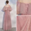 Chic / Beautiful Casual Pearl Pink Evening Dresses  2018 A-Line / Princess Spaghetti Straps Backless Short Sleeve Floor-Length / Long Formal Dresses