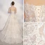 Elegant Champagne Brudekjoler 2018 Prinsesse Blonder Appliques Kjæreste Ryggløse Uten Ermer Domstol Tog Bryllup