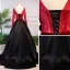 Elegant Black Prom Dresses 2018 Ball Gown Beading Bow Scoop Neck Backless Long Sleeve Sweep Train Formal Dresses