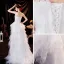 Sexy Weiß Feder Asymmetrisch Brautkleid Kurz 2021 A Linie Bandeau Strass Stoffgürtel Ärmellos Rückenfreies Brautkleider / Hochzeitskleider