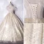 Charmant Bling Bling Champagne Robe De Bal 2021 V-Cou Perlage Paillettes Appliques Manches Courtes Dos Nu Longue Robe De Ceremonie