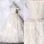 Élégant Champagne En Dentelle Fleur Gland Robe De Bal 2021 Princesse Satin De l'épaule Manches Courtes Dos Nu Longue Robe De Ceremonie