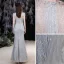 Charming Silver Grey Beading Evening Dresses 2021 Trumpet / Mermaid Scoop Neck Pearl Sequins Short Sleeve Floor-Length / Long Formal Dresses