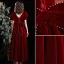 Chic / Beautiful Burgundy Suede Homecoming Graduation Dresses 2021 A-Line / Princess Pearl Square Neckline Puffy Short Sleeve Backless Bow Tea-length Formal Dresses