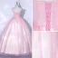 Sexy Pink Ballkleider 2021 Ballkleid Bandeau Ärmellos Rückenfreies Lange Festliche Kleider