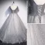 Charmant Gris Perlage Paillettes Robe De Bal Princesse 2022 V-Cou Manches Courtes Dos Nu Longue Robe De Ceremonie