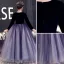 Elegant Ocean Blue Sequins Flower Girl Dresses 2022 Ball Gown Scoop Neck Suede Long Sleeve Floor-Length / Long Flower Girl Dresses