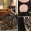Fashion Black Gold Beading Lace Flower Birthday Flower Girl Dresses 2022 Ball Gown Scoop Neck Short Sleeve Backless Court Train Flower Girl Dresses