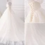 Schöne Champagner Brautkleider 2018 Ballkleid Perlenstickerei Pailletten Mit Spitze Off Shoulder Rückenfreies Ärmellos Königliche Schleppe Hochzeit