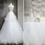 Fine Hvit Brudekjoler 2018 Prinsesse Rhinestone Paljetter Kjæreste Ryggløse Uten Ermer Domstol Tog Bryllup