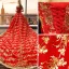 Luxe Rouge Robe De Mariée Princesse 2018 En Dentelle Paillettes De l'épaule Sans Manches Dos Nu Royal Train Mariage