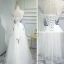 Chinesischer Stil Ivory / Creme Abendkleider 2018 A Linie Stickerei Rundhalsausschnitt Rückenfreies Ärmellos Lange Festliche Kleider
