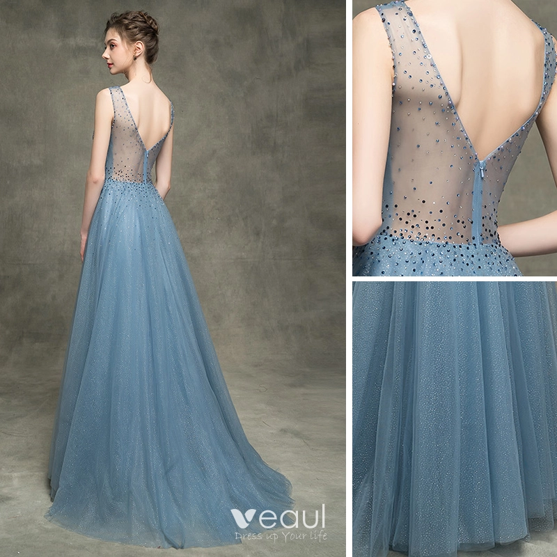 strapless open back dress SCALA 60396 main image 1