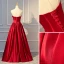 Simple Bordeaux Robe De Soirée 2018 Princesse Volants Bustier Sans Manches Dos Nu Longue Robe De Ceremonie