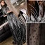 Sparkly Black Evening Dresses  2019 A-Line / Princess Sequins Scoop Neck 1/2 Sleeves Floor-Length / Long Formal Dresses