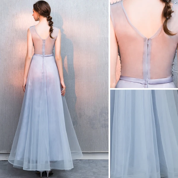Chic / Beautiful Burgundy Evening Dresses 2019 A-Line / Princess Beading Sequins Bow V-Neck Backless Sleeveless Floor-Length / Long Formal Dresses