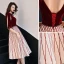 Modern / Fashion Burgundy Homecoming Graduation Dresses 2019 A-Line / Princess Suede Scoop Neck Striped Rhinestone Sleeveless Backless Tea-length Formal Dresses