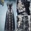 Elegant Navy Blue Formal Dresses 2017 Lace Flower Bow Scoop Neck Sleeveless Ankle Length Empire Evening Dresses