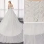 Élégant Ivoire Robe De Mariée 2019 Princesse Bretelles Spaghetti En Dentelle Fleur Sans Manches Dos Nu Royal Train