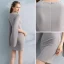 Amazing / Unique Party Dresses 2017 Sheath / Fit Beading Rhinestone Scoop Neck Long Sleeve Short Formal Dresses