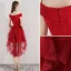 Chic / Beautiful Burgundy Cocktail Dresses 2019 A-Line / Princess V-Neck Sleeveless Ruffle Asymmetrical Formal Dresses