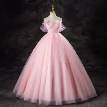 Mooie Prachtige Candy Roze Rhinestone Pailletten Galajurken 2024 Baljurk Strapless Mouwloos Ruglooze Lange Gala Gelegenheid Jurken