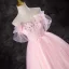 Chic / Beautiful Candy Pink Rhinestone Sequins Prom Dresses 2024 Ball Gown Strapless Sleeveless Backless Floor-Length / Long Prom Formal Dresses