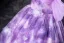 Chic / Beautiful Lilac Sequins Appliques Prom Dresses Ball Gown 2024 Strapless Sleeveless Backless Floor-Length / Long Prom Formal Dresses