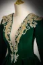 Elegante Dunkelgrün Perlenstickerei Pailletten Samt Ballkleider 2024 Ballkleid Rundhalsausschnitt Lange Ärmel Lange Ball Festliche Kleider