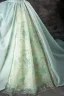 Chic / Beautiful Mint Green Lace Flower Prom Dresses 2024 A-Line / Princess Strapless Sleeveless Backless Sweep Train Prom Formal Dresses