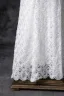 Elegant White Lace Flower Prom Dresses 2024 Trumpet / Mermaid High Neck Short Sleeve Floor-Length / Long Prom Formal Dresses