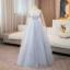 Chic / Beautiful Grey Sequins Prom Dresses 2024 Ball Gown High Neck Sleeveless Backless Floor-Length / Long Prom Formal Dresses