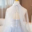 Chic / Beautiful Grey Sequins Prom Dresses 2024 Ball Gown High Neck Sleeveless Backless Floor-Length / Long Prom Formal Dresses