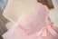 Élégant Rougissant Rose Glitter Robe De Bal 2024 Robe Boule De l'épaule Manches Courtes Dos Nu Noeud Ceinture Longue Promo Robe De Ceremonie