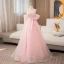 Élégant Rougissant Rose Glitter Robe De Bal 2024 Robe Boule De l'épaule Manches Courtes Dos Nu Noeud Ceinture Longue Promo Robe De Ceremonie
