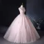 Elegant Lyserød Beading Pailletter Gallakjoler 2024 Balkjole Spaghetti Straps Ærmeløs Halterneck Lange Galla Kjoler