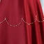 Elegant Burgundy Satin Prom Dresses 2023 A-Line / Princess Rhinestone Square Neckline Bow Puffy Short Sleeve Backless Floor-Length / Long Prom Formal Dresses