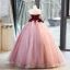 Chic / Beautiful Burgundy Appliques Prom Dresses 2023 Ball Gown Strapless Sleeveless Backless Floor-Length / Long Prom Formal Dresses