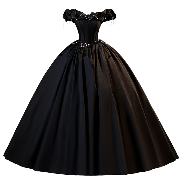 black dress top Black Wedding Dress Topper