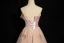 Fashion Blushing Pink Bow Prom Dresses 2024 Ball Gown Strapless Sleeveless Backless Floor-Length / Long Prom Formal Dresses
