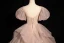 Schöne Rosa Perlenstickerei Fallende Rüsche Ballkleider 2024 Ballkleid Rundhalsausschnitt Geschwollenes Kurze Ärmel Rückenfreies Hof-Schleppe Ball Festliche Kleider