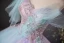 Chic / Beautiful Lavender Beading Sequins Prom Dresses 2024 Ball Gown Strapless Sleeveless Backless Floor-Length / Long Prom Formal Dresses